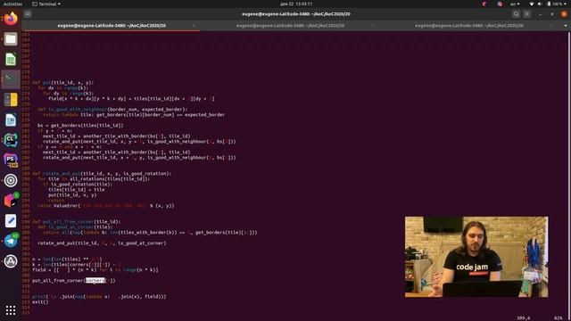 Advent of Code 2020: разбор задачи №20 от Жени Курпилянского смотреть онлайн
