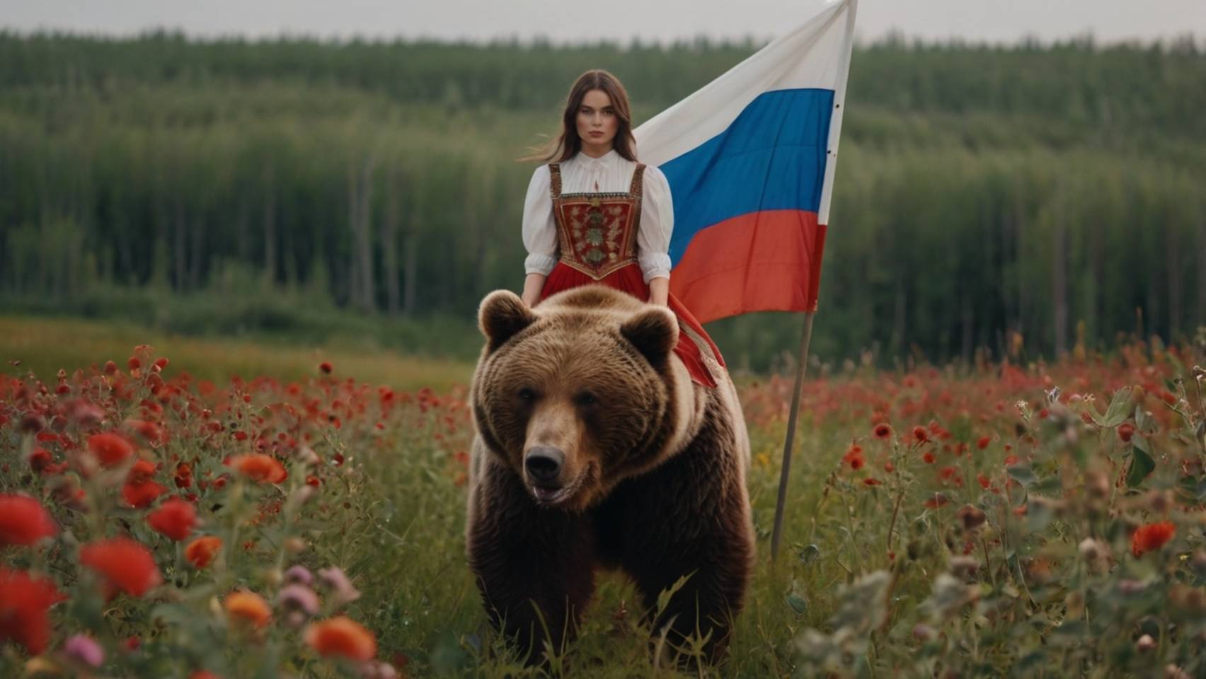 Татьяна Куртукова - Матушка Земля, белая берёзонька - нарисованный и анимированный Нейросетью ремас смотреть онлайн