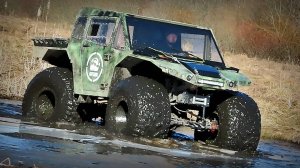 Суровый Брянский Партизан. В поле, в болото, в воду и грязь!