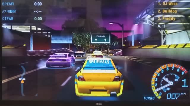 Тест игры NFS (PSP) на приставке M10