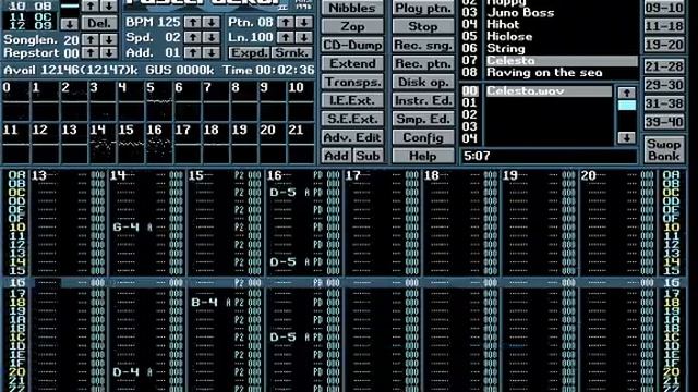 Raving on The Sea - FastTracker XM DOS Module Music (1997) смотреть онлайн