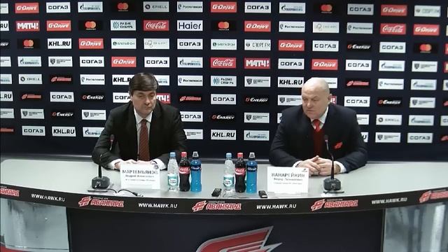 "Авангард" - "Амур" 2:4. Послематчевая пресс-конференция смотреть онлайн