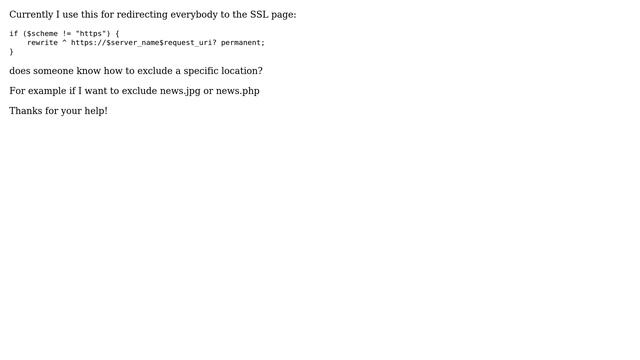 DevOps & SysAdmins: Exclude location from nginx if directive смотреть онлайн