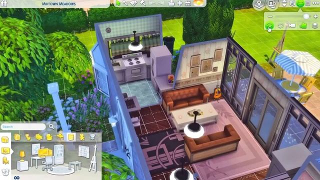 Bungalow Build | The Sims 4 | New To Building смотреть онлайн