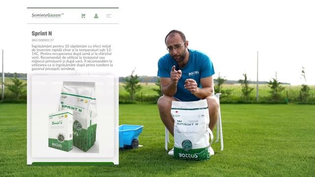 Îngrășământ de toamnă pentru gazon. Azot vs îngrășământ de gazon. Exemple & avantaje.