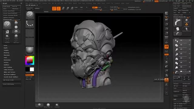 Gumroad - Intro to ZBrush Part 2 (rus) - 47 Advanced Subtool Organization смотреть онлайн
