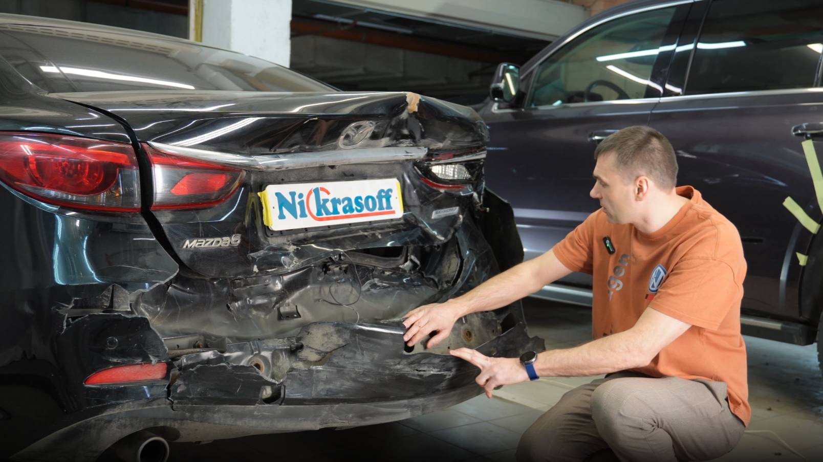 Кузовной ремонт Мазда 6. Автосервис Никрасофф