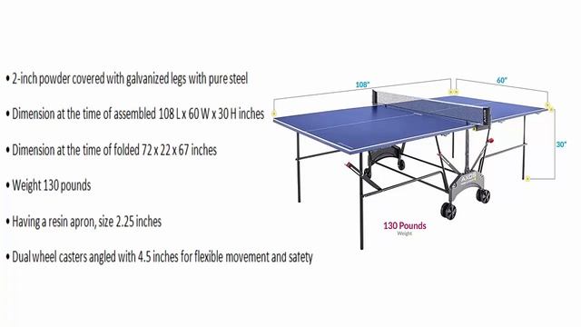 Kettler Outdoor Ping Pong Table - Axos 1 | Best Ping Pong Table