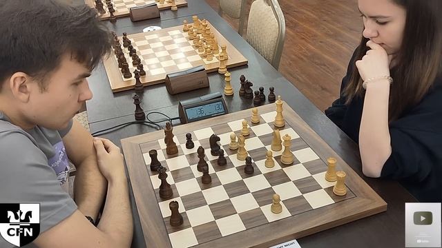 WFM Fatality (1943) vs E. Kashtanov (2086). Chess Fight Night. CFN. Blitz смотреть онлайн
