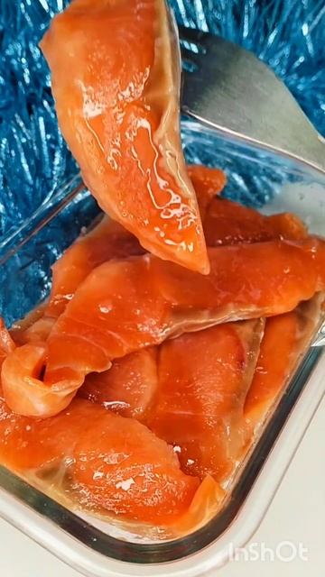 Малосольная красная рыба за ночь🍣🍣 #малосольнаярыба #рецепт #shots #shortsvideo