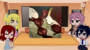 Past fairy tail react to future// 1/3 ||  Erza and Lucy// • Lazy Angel •