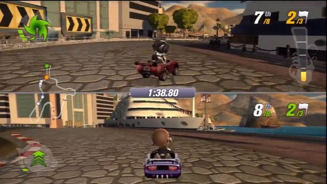 Split Screen 2 - ModNation Racers Gameplay смотреть онлайн