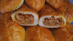 ПИРОЖКИ на кефире ПИРОЖКИ с капустой ПИРОЖКИ тесто РЕЦЕПТ пирожки в ДУХОВКЕ Patties