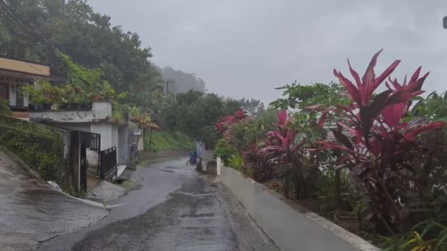 Супер сильный дождь в Индонезийской деревне, хорошо спите под шум дождя смотреть онлайн