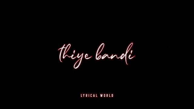 bandi thiye song lyrics status || lyrical world || glowing and shaking effects смотреть онлайн