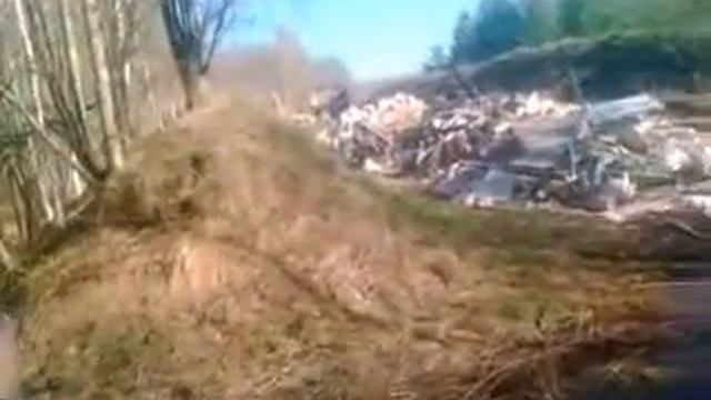 Незаконная свалка в Молчановском районе