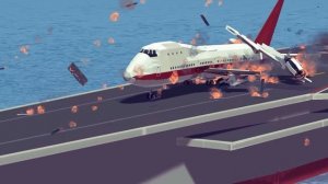 All Systems Failed -  Very Hard Emergency Landing | Airplane Crashes ! Besiege plane crash