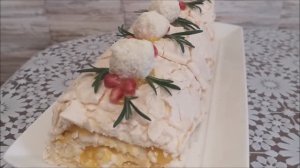 Меренговый рулет с лимонным курдом. ВКУСНО и НЕЖНО!!! Рецепт меренги и лимонного курда