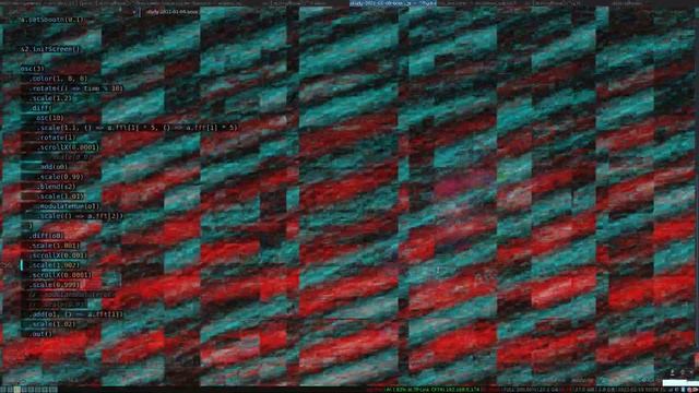 Hydra / Microfreak Audio-visual Jam