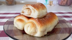 Сахарные БУЛОЧКИ с корицей. Тесто на кефире!