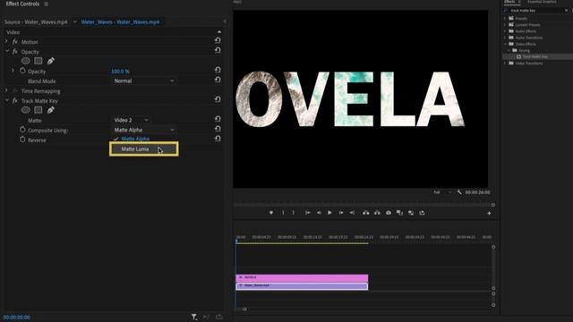 как сделать видео в тексте в премьер про Struna52 смотреть онлайн