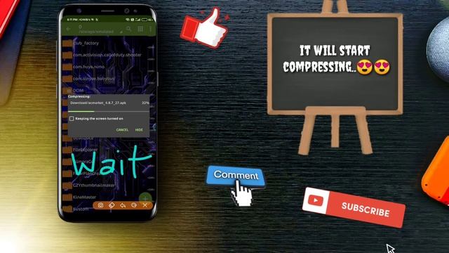How to compress a file to 7z, zip in android. | Secret Arpan | смотреть онлайн