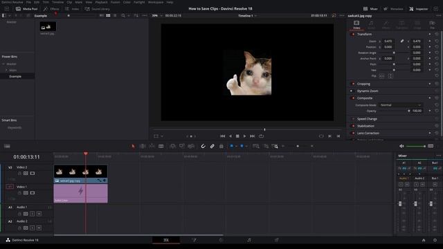 How to Save REUSABLE Clips with POWER BINS | Davinci Resolve 18 смотреть онлайн