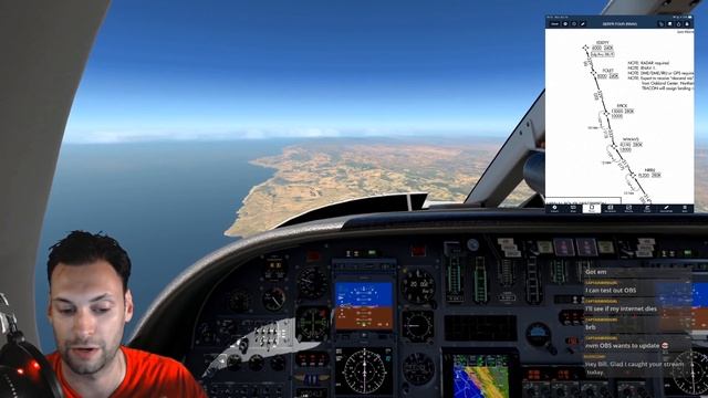 Airspace Relay Leg #4: Class C to Class B on Microsoft Flight Sim 2020 with PilotEdge Online ATC смотреть онлайн
