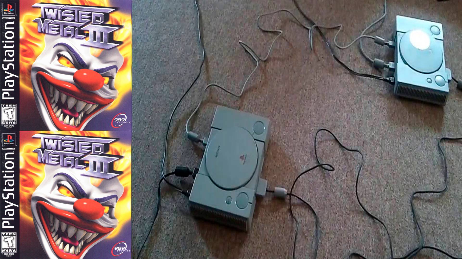 ..Twisted Metal III PS1 Cable Link Test.. [ReUpload'19, 60 FPS] смотреть онлайн