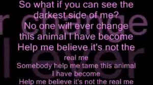 Three Days Grace - Animal I Have Become lyrics