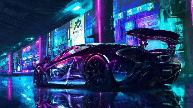 Дождь и Авто | McLaren Cyberpunk Night City Rain - Живые Обои смотреть онлайн