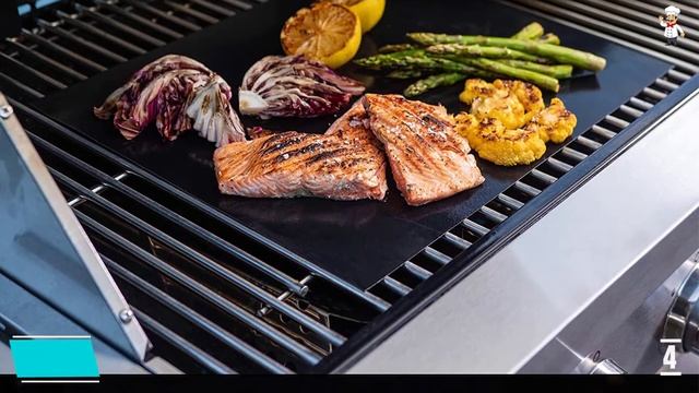 TOP 5 Best BBQ Grill Mats in 2021 смотреть онлайн