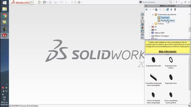 Tutorial de como utilizar ToolBox Solidworks 2016 смотреть онлайн