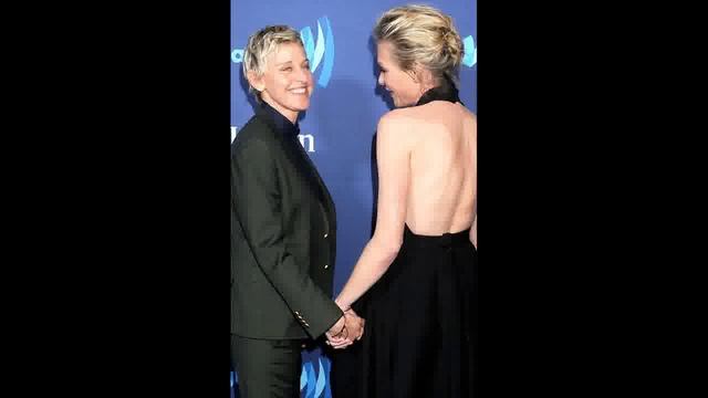 Portia de Rossi, Wearing Sexy Gown, and Ellen DeGeneres Show Sweet PDA at GLAAD Awards—See Photos смотреть онлайн