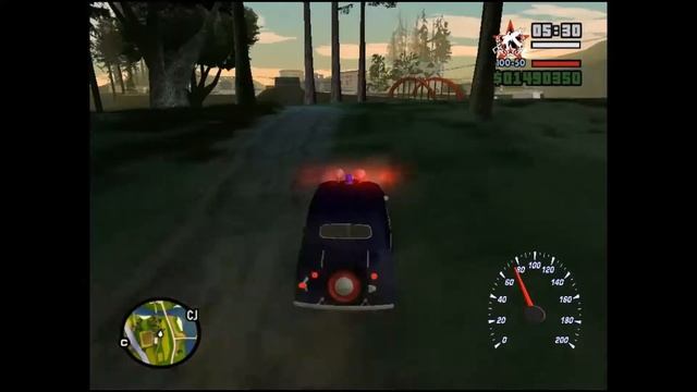 GTA San Andreas Обзор мода на Москвич-400 "Милиция" #2 смотреть онлайн