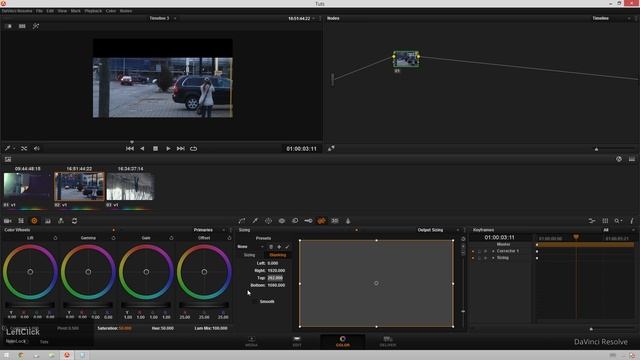 Davinci Resolve Tutorial - Cinematic 2.35:1 Crop
