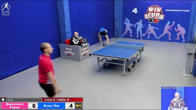 19:30 Дерыпаска Роман 3-1 Кузьо Лев стол 4 ЮГ-3 10.01.22 смотреть онлайн