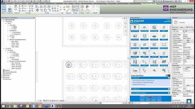Improve Fire Sprinkler System Design in Revit смотреть онлайн