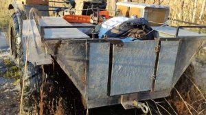 Каракат-переломка по бездорожью.Едем на Березовское по просеке.Прорыв.Начало.1-я серия