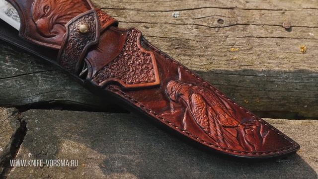 Авторский нож "Лидер". Художественное исполнение "Орел" смотреть онлайн