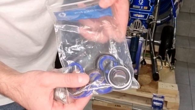 Ремонтен комплект с уплътнения за машина Graco смотреть онлайн