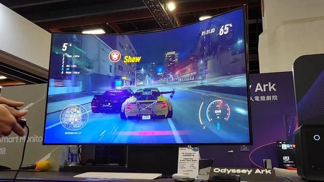 SAMSUNG ARK 55"/Mini LED/1000R/165Hz/1ms(GtG) смотреть онлайн