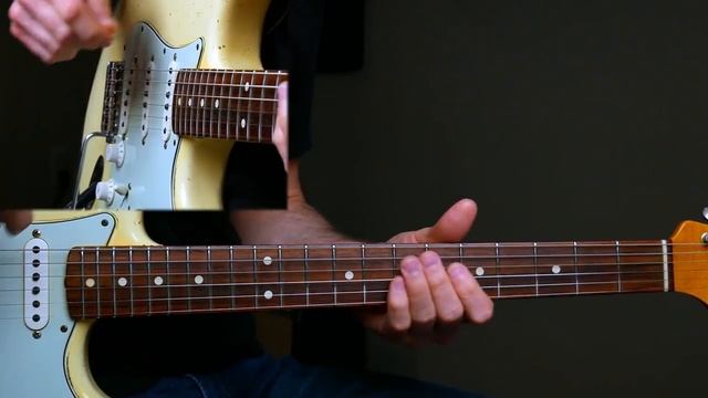 SRV Rhythmic Style Blues Solo in E смотреть онлайн