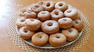 Быстрые, пышные пончики на кефире. Пальчики оближешь!!!  Готовим с Оксаной Валерьевной.