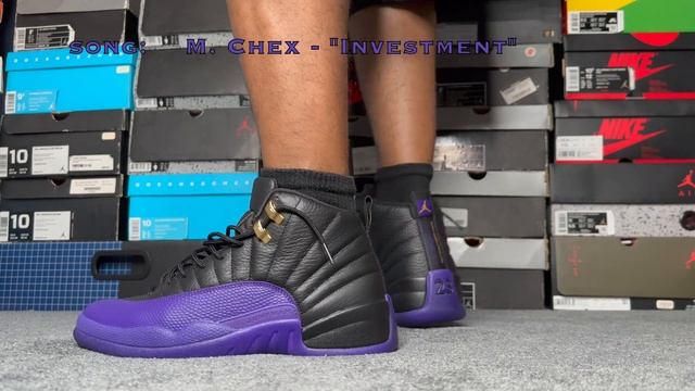 Jordan Field Purple 12s Review with On Foot Footage смотреть онлайн