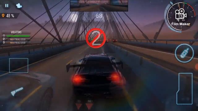 CAR X HIGHWAY RACING POLICE CHASE