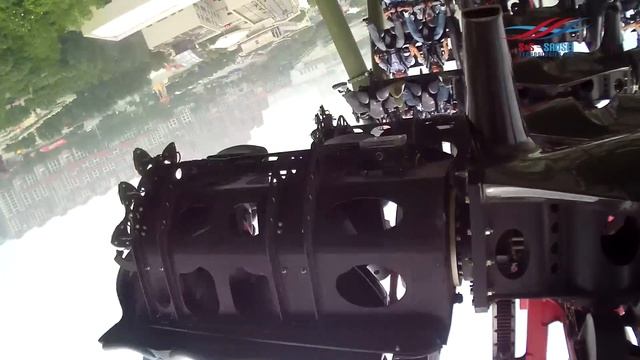 🎢 4th dimension roller 🎢 coaster Dinoconda at China Dinosaurs Park in Changzhou from S&S Sansei смотреть онлайн