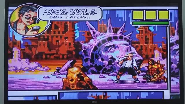 Тест игр на игровой приставке Game Box М10