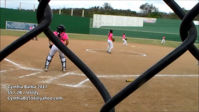 Cynthia Barba 2017 - SS/2B/Utility - 2015-10 Friendly Pitching - So Cal Athletics смотреть онлайн