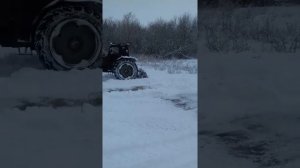Чистка снега на мтз 80